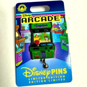 NWT. NWT. Disney pin trading pin. The Jungle Book Disney Arcade series pin LE.